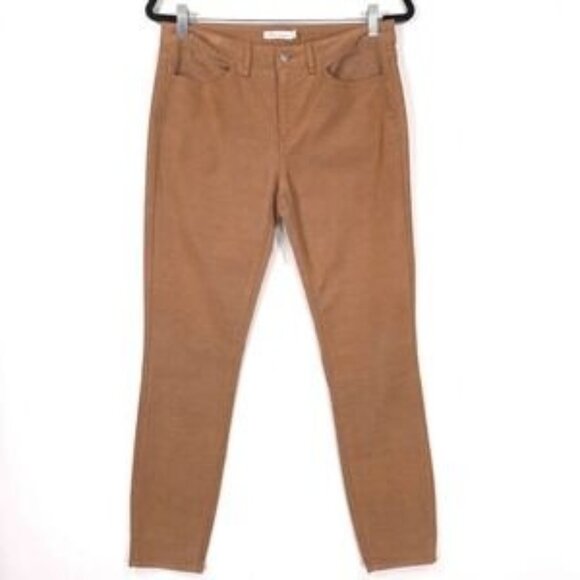 Peter Millar Golf Corduroy Brown Tan Pants Size 6 Cotton Blend Women's‎ LF19B49 - Picture 1 of 12